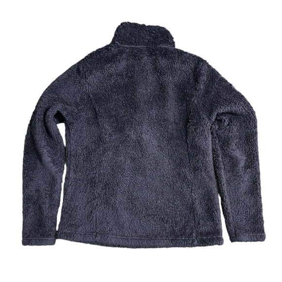 Patagonia Navy Los Gatos Fleece Long Sleeve 1/4 Zip Pullover Teddy Sweater Small - Picture 3 of 8